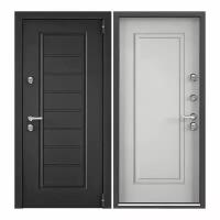 Дверь входная Torex для дома Village advanced 880х2050 правый, терморазрыв, тепло-шумоизоляция, антикоррозийная защита замки 4-го и 3-го класса, серый