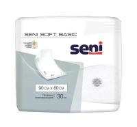 Seni Soft Basic / Сени Софт Бейсик - одноразовые впитывающие пеленки, 90x60 см, 30 шт