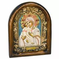 Икона Божией Матери Феодоровская из бисера, арт ДИ-394