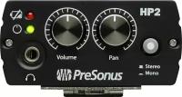 PreSonus HP2 усилитель для наушников портативный с креплением на пояс или мик.стойку, питание 9В батарея или адаптер, громкость, панорама, вх.кабель