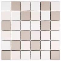 Керамическая мозаика StarMosaic LB Mix ANTISLIP светло-коричневая 30,6х30,6 см