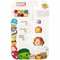 Железный человек, Человек-муравей и Чёрная вдова Tsum Tsum Marvel 3 серия Jakks Marvel