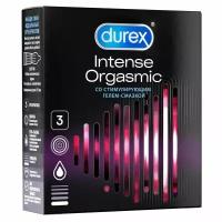 Презервативы рельефные Intense Orgasmic Durex/Дюрекс 3шт