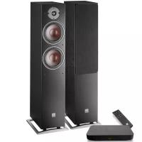 DALI Oberon 7 C + Sound Hub Compact Black Ash