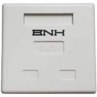 Розетка компьютерная Bnh, 2x RJ45, кат. 5е, неэкр., внешняя, цвет: белый, (B400.2-5E-OB)