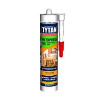 Клей монтажный полиуретановый Tytan Professional PU Express Fix, 290 мл, прозрачный