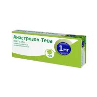 Анастрозол-тева таблетки ппо 1мг №28