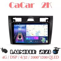 Магнитола CaCar 2К Ford Fiesta MK5 (4/32/Qled/DSP/4G)