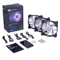 3 Кулера + контроллер вентиляторов MFY-F2DC-113PC-R1 Cooler Master MasterFan Pro 120 Air Flow, 120mm