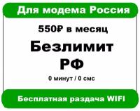 SIM-карта Мегафон с безлимитным интернетом (Вся россия)