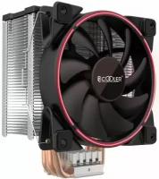 Вентилятор PCCooler GI-X5R V2 (TDP 160W, вент-р 120мм с PWM, Red LED FAN, 5 тепловых трубок 6мм, 1000-1800RPM, 26.5dBa)