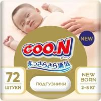 Подгузники GOON Soft 1/NB (2-5 кг) 72 шт