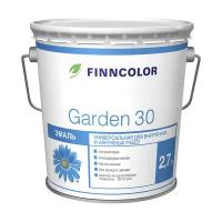 Эмаль универсальная Garden 30 (Гарден 30) FINNCOLOR, алкидная, 2,7 л, белая (база А)