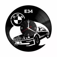 Часы из винила Redlaser "BMW E34, БМВ " VW-10806