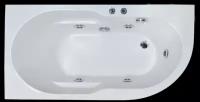 Royal Bath Ванна гидромассажная Royal Bath Azur Standart RB614201ST-L/R, 148 x 79 см, белая