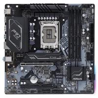 Материнская плата Socket-1700 ASRock H670M PRO RS, H670 (4xDDR4 2xPCI-E16x 2xM.2 GLan USB3.2 mATX)