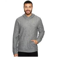 Худи CALVIN KLEIN 41G5518-028 BRUSHED COZY CROSSOVER HOODIE мужская, цвет серый, размер S