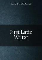 First Latin Writer