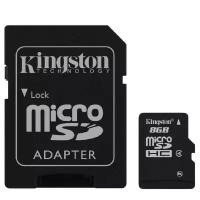 Карта памяти Kingston microSDHC 8 Gb Class 4, 198772K