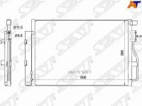 SAT ST-CVA6-394-0 Радиатор кондиционера Chevrolet Aveo 11-15 / Cobalt 13- / Opel Mokka 12-19 / Chevrolet Tracker 13-15