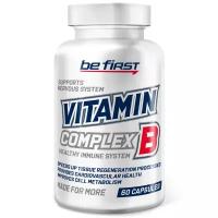 Витамины граппы B / Be First Vitamin B-Complex 60 таблеток / Для волос / Для женщин и мужчин