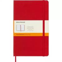 Блокнот в линейку Moleskine Classic Large 130х210мм, 240стр., твердая обложка, красный