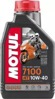 Моторное масло Motul 7100 Ester 10w40 4T, SN, MA2 1л