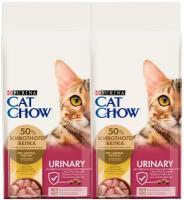 CAT CHOW SPECIAL CARE URINARY TRACT HEALTH для взрослых кошек при мочекаменной болезни (7 + 7 кг)