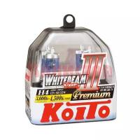 Koito Галогенная автолампа Whitebeam III Premium H4 12V 60/55W, 2 шт