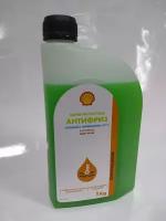 Антифриз SHELL Premium Antifreeze Diluted (синий), 4 л