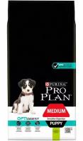 PURINA PRO PLAN OPTIDIGEST PUPPY MEDIUM SENSITIVE DIGESTION для щенков средних пород с чувствительным пищеварением с ягненком и рисом (3 + 3 кг)