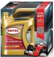 Sintec Platinum 7000 5W-30 A3/B4 4л Акция 4+1