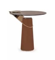 Кофейный столик в стиле TURRI ECLIPSE Side table (коричневый)