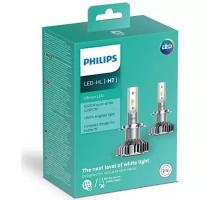 Лампа PHILIPS H7 LED, X-treme Ultinon LED + LED Pen, 2шт., 11972ULWX2/LP6T10