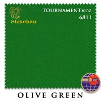 WSP TEXTILES LTD-STRACHAN (Великобритания) Сукно Strachan Snooker 6811 Tournament 30oz 193см Olive Green