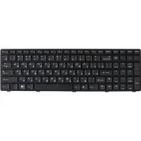 Клавиатура для ноутбука Rocknparts Lenovo IdeaPad Z560, Z560A, Z565A, G570, G570A, G570AH, G570G, G570GL, G575, G575A, G575G, G770, G780 [25-01013] [25-010793] [25-012436] Black, black frame, гор. Enter