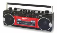 Ретро музыкальный центр Roadstar RCR-3025EBT Red Bluetooth