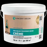 Структурное покрытие Vincent Decor Decorum Provence base Crème / Винсент Декор Декорум Прованс база Крем 6 кг