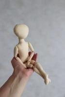 Леон, рост 31 см. Заготовка интерьерной куклы из текстиля для хобби, рукоделия, творчества