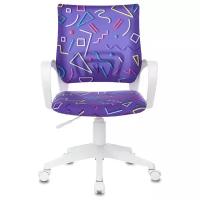 Компьютерное кресло Бюрократ KD-W4 детское, фиолетовое Sticks 08