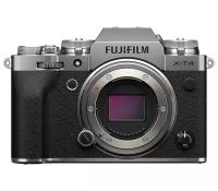 Беззеркальный фотоаппарат FUJIFILM X-T4 Body серебристый