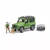 Внедорожник Bruder Land Rover Defender с фигуркой и собакой 02-587