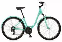 Городской велосипед Schwinn Sierra 27.5 Women (2022) зеленый, размер L