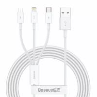 Кабель Baseus Superior Series 3в1 USB to M+L+C 3.5A 1.5m (CAMLTYS-02)