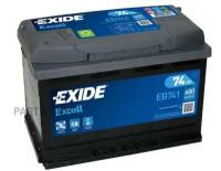 EXIDE EB741 EXIDE EB741 EXCELL_аккумуляторная батарея! 19.5/17.9 рус 74Ah 680A 278/175/190