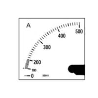 Шкала для амперметра EC72 400/5A Circutor, M102YJ