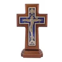Крест 17119-1 гальван. на подставке эмаль