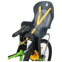 Велокресло заднее на багажник YIWU YOUDA тёмно-серый, желтый BQ-7B 1693768