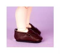 Fairyland PKFS-03 Stitch Shoes Brown (Туфли Стич коричневые для кукол ПукиФи Фейриленд)