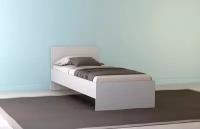 Односпальная кровать Николь Белый, детская, кровать без основания, (ШхВхД) 93.4х80х203 см